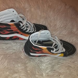 Flame high top Van's